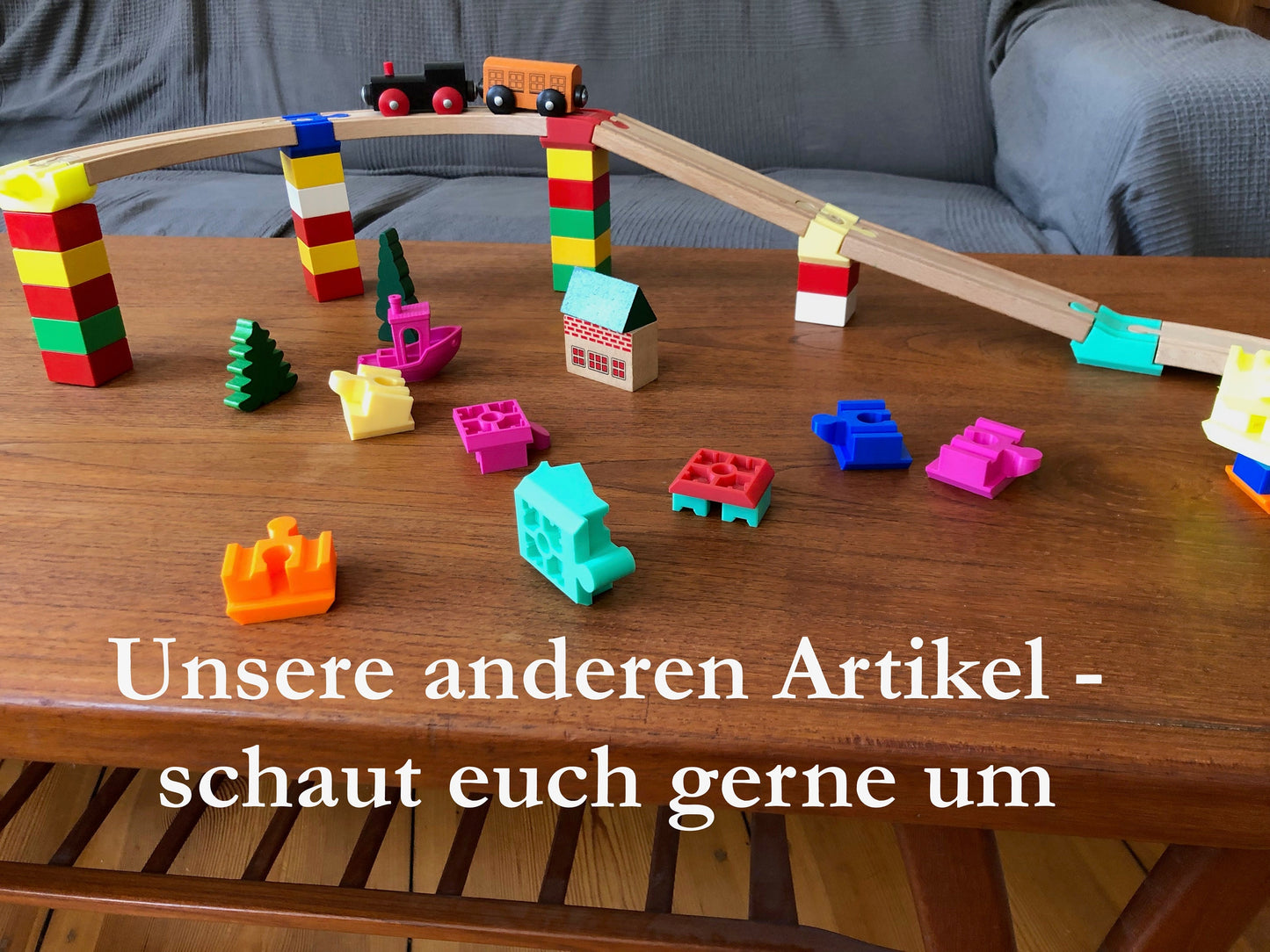Duplo® - frei gestaltete Brücken für die Eisenbahn