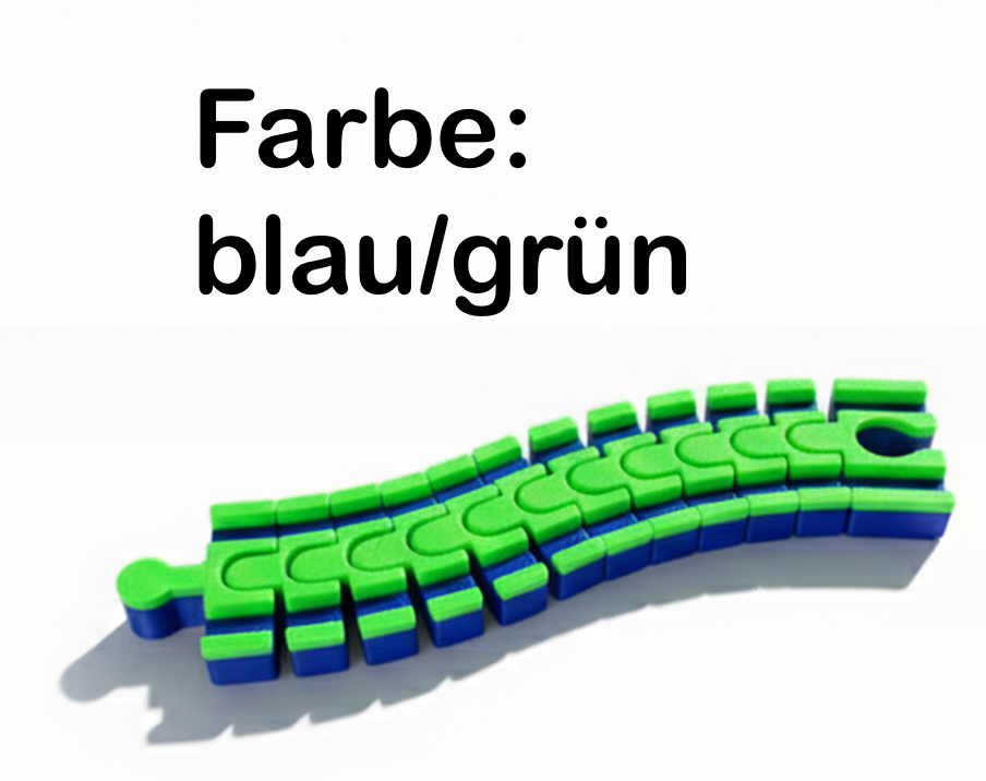 Extrem (!) flexible Schiene für Brio, Lilabo, Bloxx Holzeisenbahn