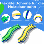 Extrem (!) flexible Schiene für Brio, Lilabo, Bloxx Holzeisenbahn