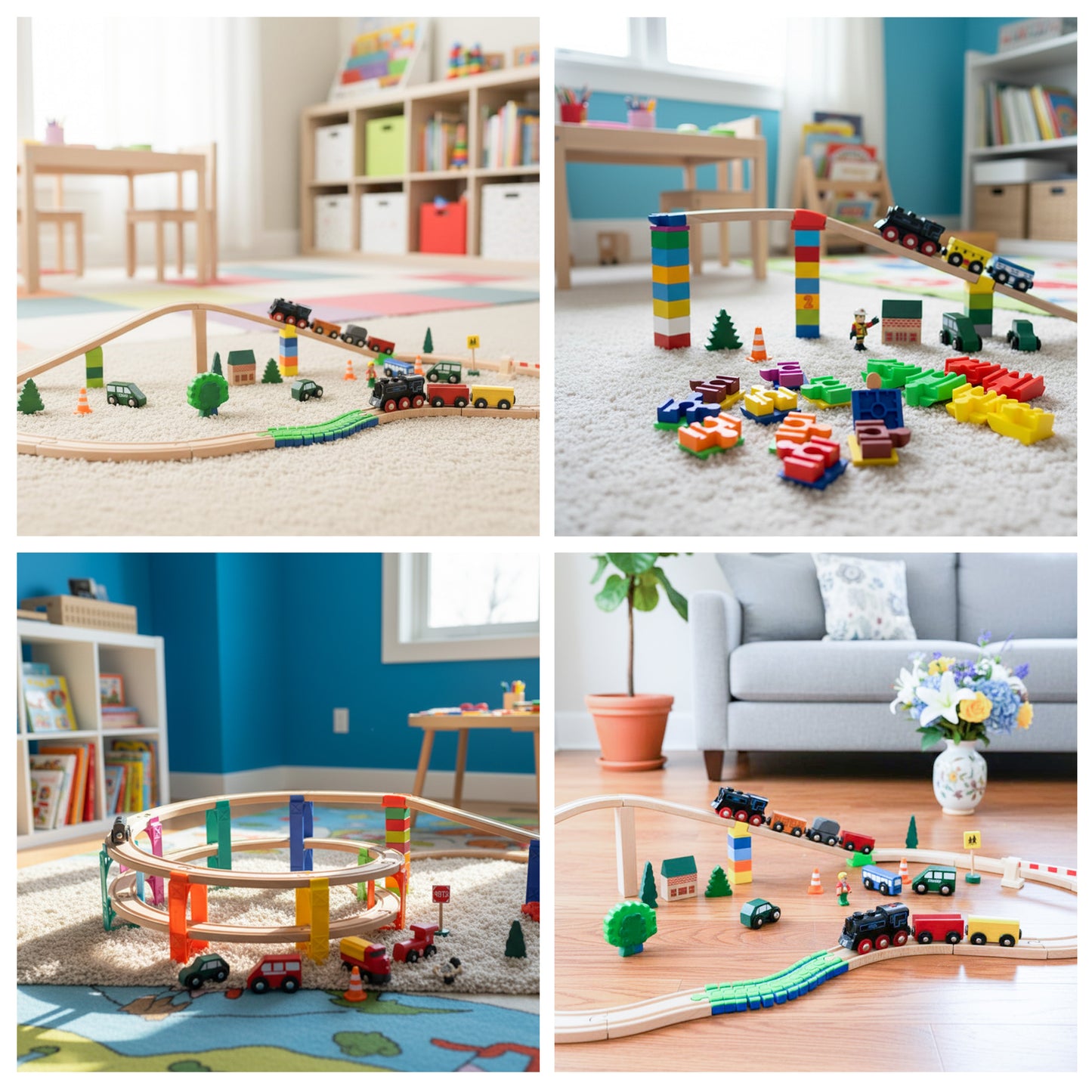 Extrem (!) flexible Schiene für Brio, Lilabo, Bloxx Holzeisenbahn