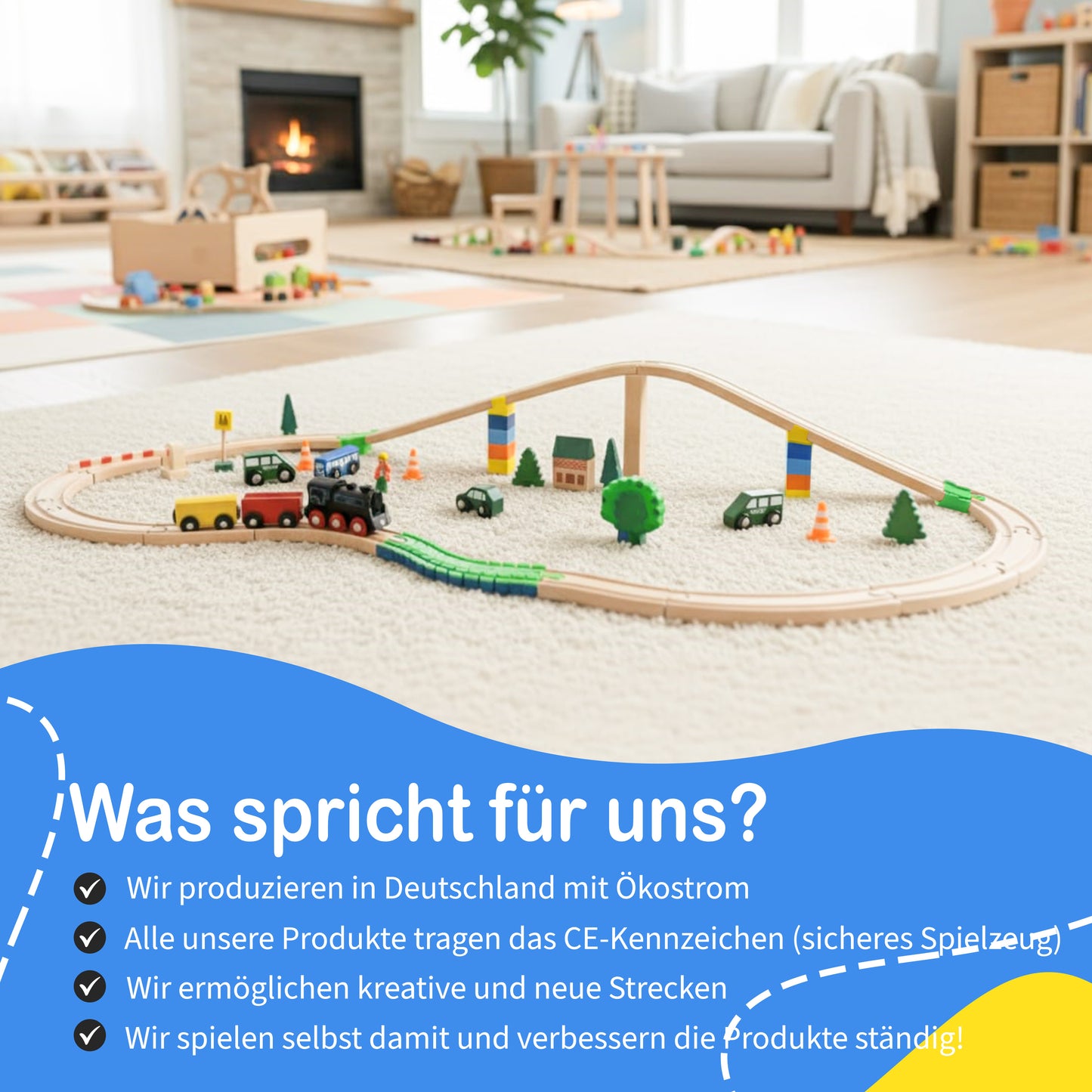 Extrem (!) flexible Schiene für Brio, Lilabo, Bloxx Holzeisenbahn