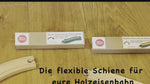 Extrem (!) flexible Schiene für Brio, Lilabo, Bloxx Holzeisenbahn